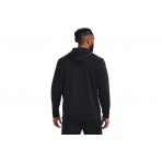 Under Armour Fleece Ανδρικό Φούτερ με Κουκούλα Μαύρο
