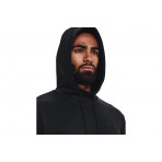Under Armour Fleece Ανδρικό Φούτερ με Κουκούλα Μαύρο