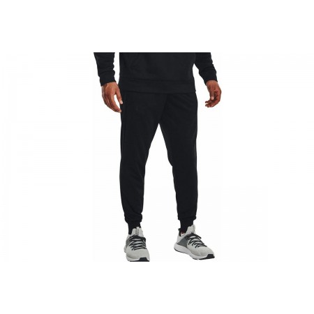 Under Armour Fleece Ανδρικό Παντελόνι Φόρμας Μαύρο
