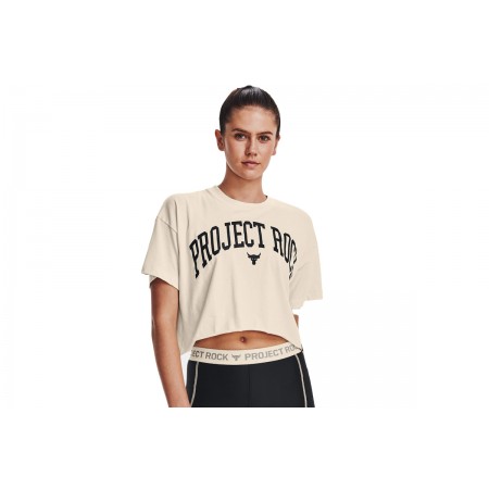 Under Armour Pjt Rck Ss Crop Top Κοντομάνικο Γυναικείο 