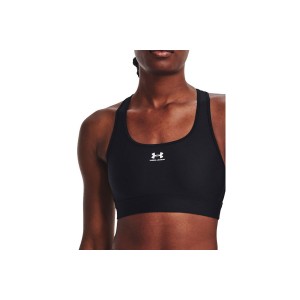 Under Armour Heatgear Mid Padless Μπουστάκι Medium Support Γυναικείο (1373865 002)