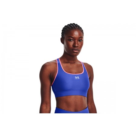 Under Armour Heatgear Armoue Mid Padless Μπουστάκι Medium Support 