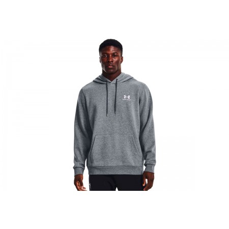 Under Armour Icon Fleece Ανδρικό Φούτερ με Κουκούλα Γκρι