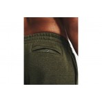 Under Armour Icon Fleece Ανδρικό Παντελόνι Φόρμας Χακί