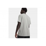 Under Armour Logo Embroidered Heavyweight Ανδρικό T-Shirt Ανθρακί