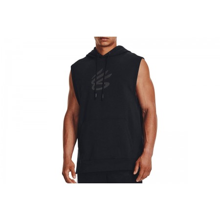 Under Armour Curry Fleece Slvls Hoodie Μπλούζα Αμάνικη Ανδρική 