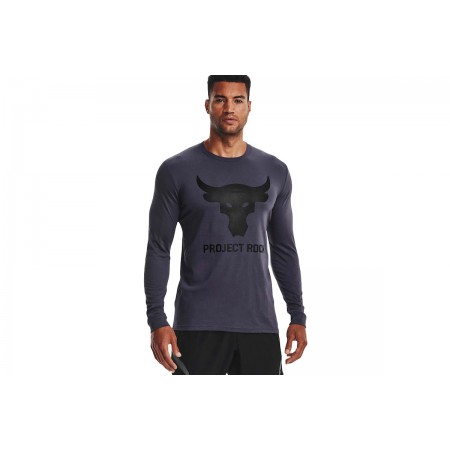Under Armour Pjt Rock Brahma Bull Ls Μπλούζα Με Λαιμόκοψη Ανδρική 