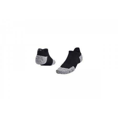 Under Armour ArmourDry Run Κάλτσες Μέχρι τον Αστράγαλο Μαύρες, Γκρι