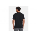 Under Armour Big Logo Fill Ανδρικό Κοντομάνικο T-Shirt Μαύρο