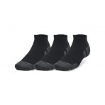 Under Armour Performance Tech Κάλτσες Μέχρι τον Αστράγαλο Μαύρες, Γκρι 3 Τεμάχια