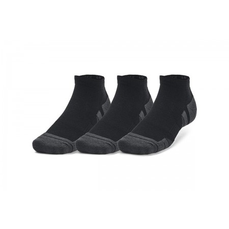 Under Armour Performance Tech Κάλτσες Μέχρι τον Αστράγαλο Μαύρες, Γκρι 3 Τεμάχια