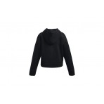 Under Armour Rival Fleece Παιδικό Cropped Φούτερ με Κουκούλα Μαύρο