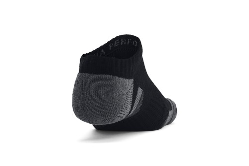 Under Armour Performance Cotton Cushioned No Show Κάλτσες Κοντές 3 Ζεύγη (1379526 001)