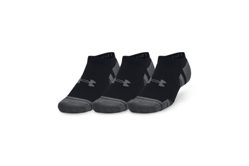 Under Armour Performance Cotton Cushioned No Show Κάλτσες Κοντές 3 Ζεύγη (1379526 001)