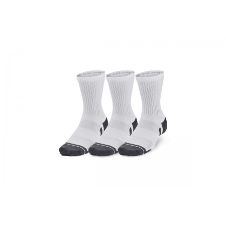 Under Armour Performance Cotton Cushioned Mid-Crew Kάλτσες Ψηλές 3 Ζευγάρ 