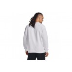 Under Armour Rival Fleece Ανδρικό Φούτερ με Λαιμόκοψη Λευκό