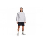 Under Armour Rival Fleece Ανδρικό Φούτερ με Λαιμόκοψη Λευκό
