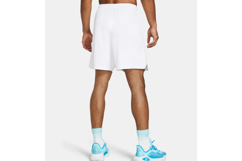 Under Armour Curry Splash Ανδρική Μπασκετική Βερμούδα Λευκή