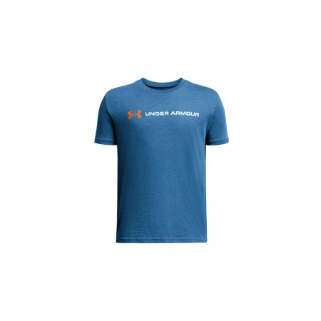 Under Armour Logo Wordmark Παιδικό Κοντομάνικο T-Shirt Ρουά