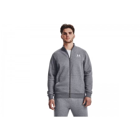 Under Armour Essential Flc Track Ζακέτα Χωρίς Κουκούλα Ανδρική