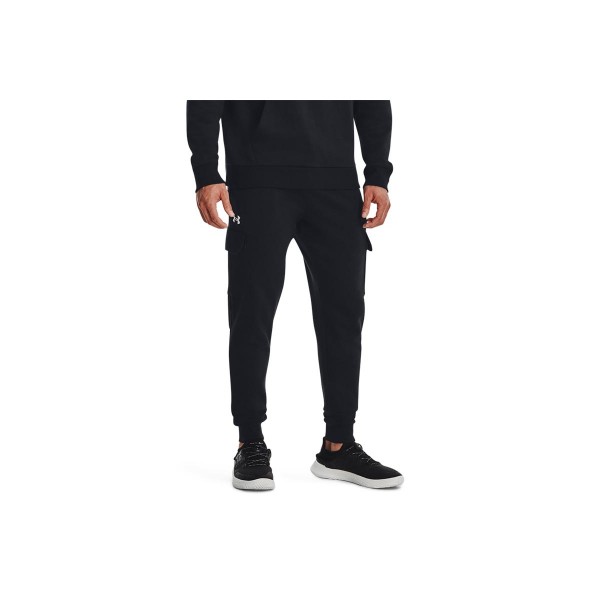 Under Armour Rival Fleece Cargo Παντελόνι Φόρμας Ανδρικό (1382134 001)