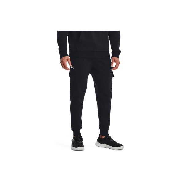 Under Armour Rival Fleece Cargo Jogger Παντελόνι Φόρμας Ανδρικό (1382134 001)