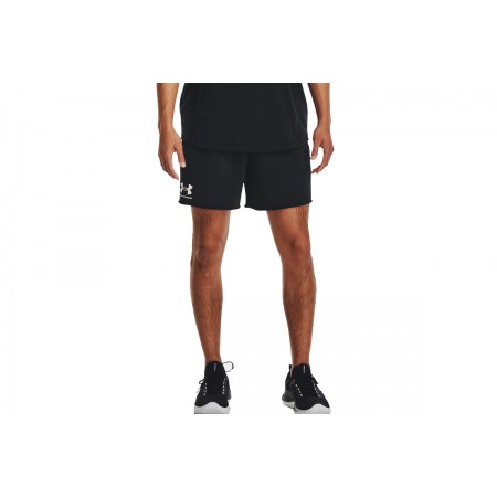Under Armour Rival Terry 6In Σορτς Αθλητικό Ανδρικό 