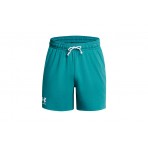 Under Armour Rival Terry Ανδρικό Σορτς Τυρκουάζ