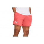 Under Armour Rival Terry Ανδρικό Αθλητικό Σορτς Κοραλλί