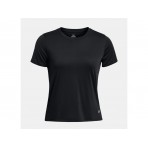 Under Armour Launch Γυναικείο Κοντομάνικο T-Shirt Μαύρο