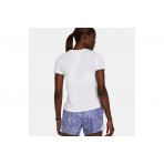 Under Armour Launch Γυναικείο Κοντομάνικο T-Shirt Λευκό