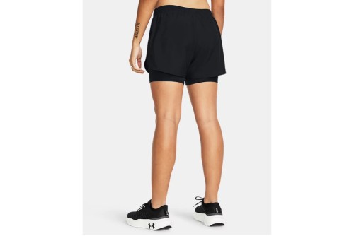 Under Armour Fly By 2-In-1 Σορτς Με Εσωτερικό Κολάν Γυναικείο (1382440 001)