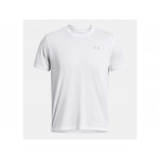 Under Armour Launch Ανδρικό Κοντομάνικο T-Shirt Λευκό