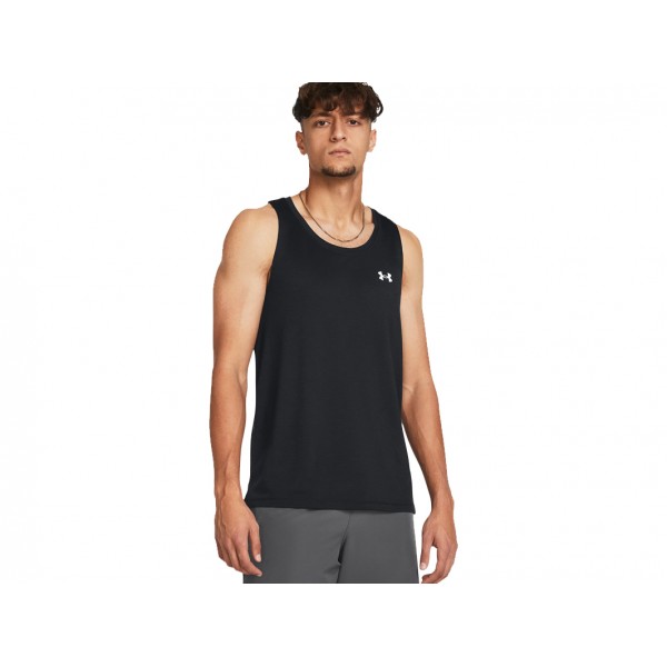 Under Armour Launch Singlet Μπλούζα Αμάνικη Ανδρική (1382585 001)