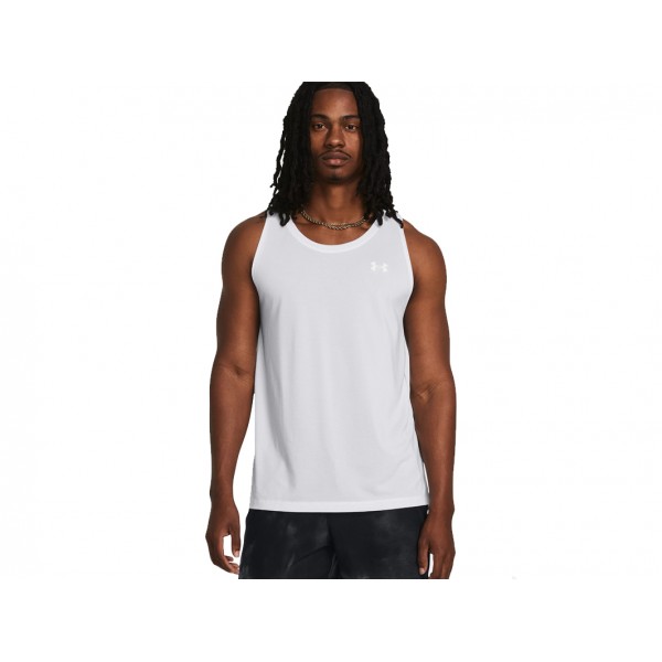 Under Armour Launch Singlet Μπλούζα Αμάνικη Ανδρική (1382585 100)