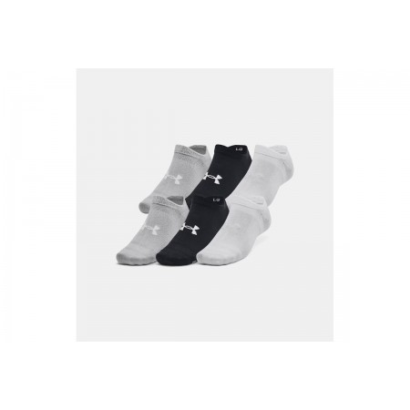Under Armour Essential Lightweight No Show Κάλτσες Κοντές 6 Ζευγάρια 