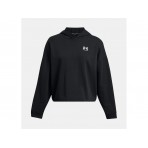 Under Armour Rival Terry Γυναικείο Φούτερ Με Κουκούλα Μαύρο
