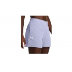 Under Armour Rival Terry Γυναικείο Αθλητικό Σορτς Λιλά