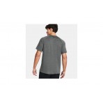 Under Armour Tech Textured Ανδρικό Κοντομάνικο T-Shirt Γκρι Σκούρο