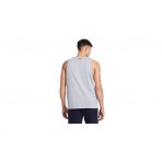 Under Armour Sportstyle Logo Ανδρική Αμάνικη Μπλούζα Γκρι