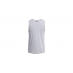Under Armour Sportstyle Logo Ανδρική Αμάνικη Μπλούζα Γκρι
