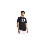 Under Armour Sportstyle Logo Update Ανδρικό Κοντομάνικο T-Shirt Μαύρο