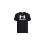 Under Armour Sportstyle Logo Update Ανδρικό Κοντομάνικο T-Shirt Μαύρο