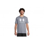 Under Armour Sportstyle Logo Update Ανδρικό Κοντομάνικο T-Shirt Γκρι