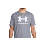 Under Armour Sportstyle Logo Update Ανδρικό Κοντομάνικο T-Shirt Γκρι