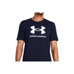 Under Armour Ανδρικό Κοντομάνικο T-Shirt Μπλε Σκούρο