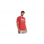 Under Armour Ανδρικό Κοντομάνικο T-Shirt Κόκκινο
