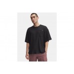 Under Armour Rival Waffle Ανδρικό Κοντομάνικο T-Shirt Μαύρο