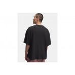 Under Armour Rival Waffle Ανδρικό Κοντομάνικο T-Shirt Μαύρο