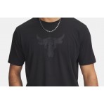 Under Armour Project Rock Brahma Bull Ανδρικό Κοντομάνικο T-Shirt Μαύρο